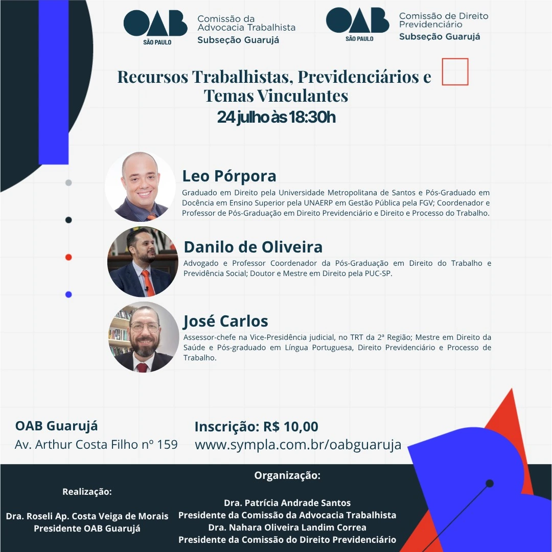 Recursos Trabalhistas, Previdenciários e Temas Vinculantes