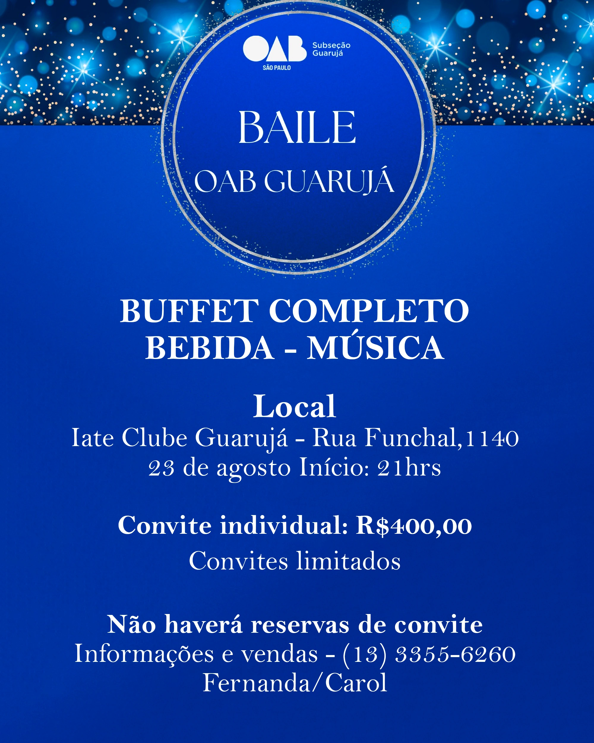 BAILE DO ADVOGADO 2025