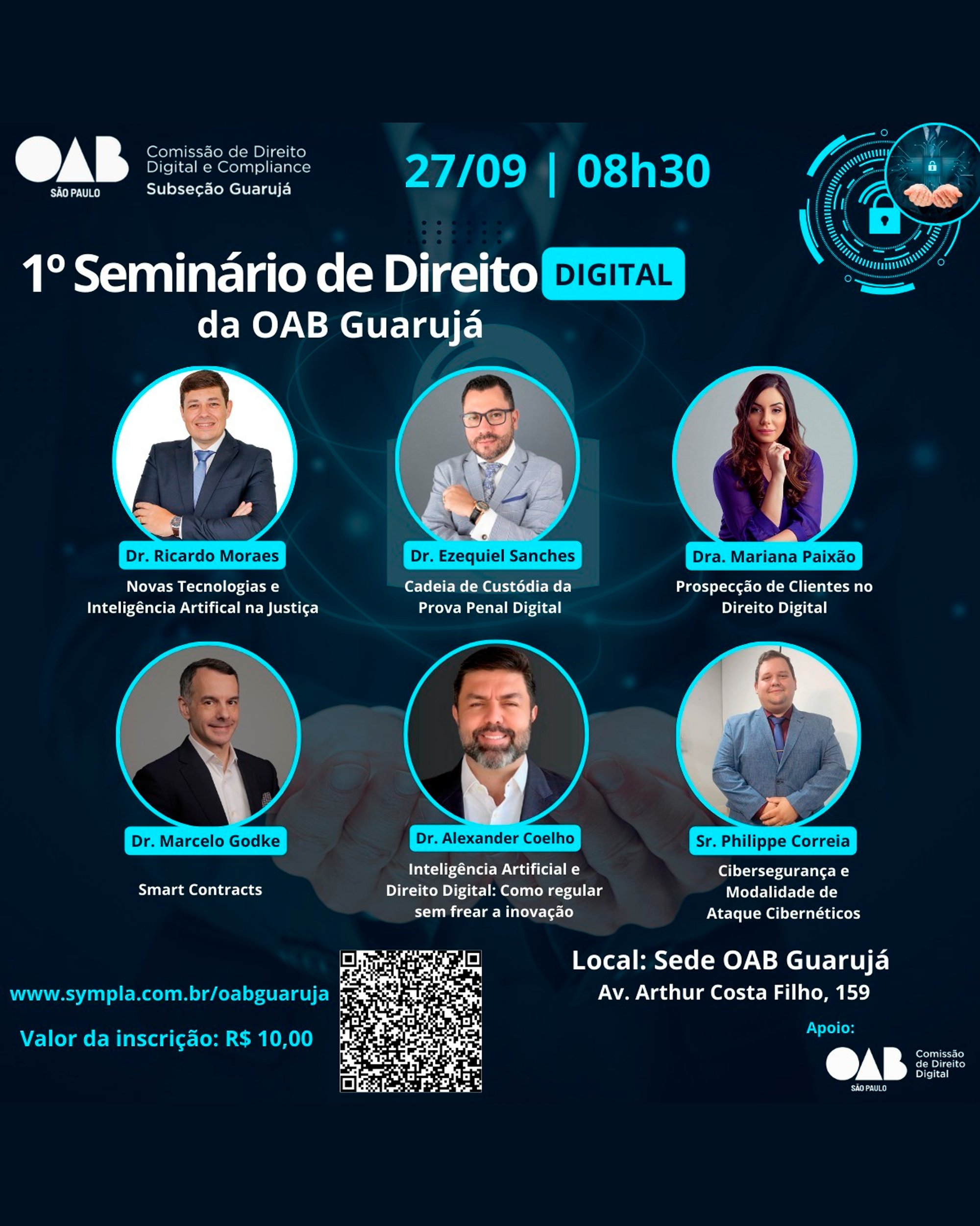 1º Seminário de Direito Digital da OAB Guarujá