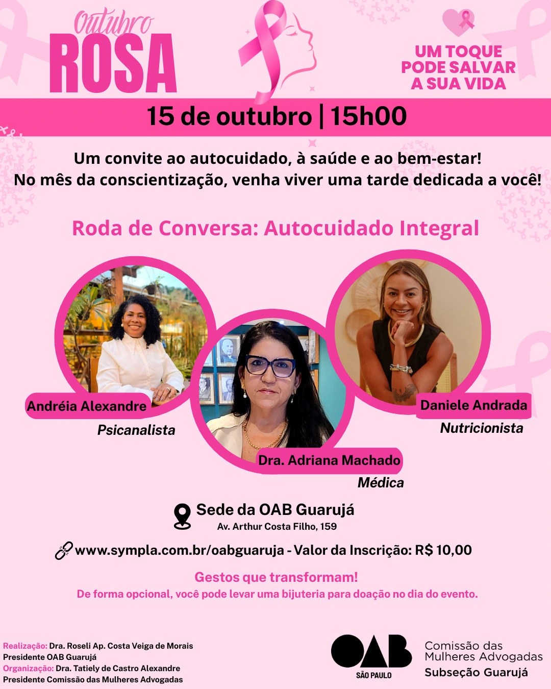 Outubro Rosa – OAB Guarujá