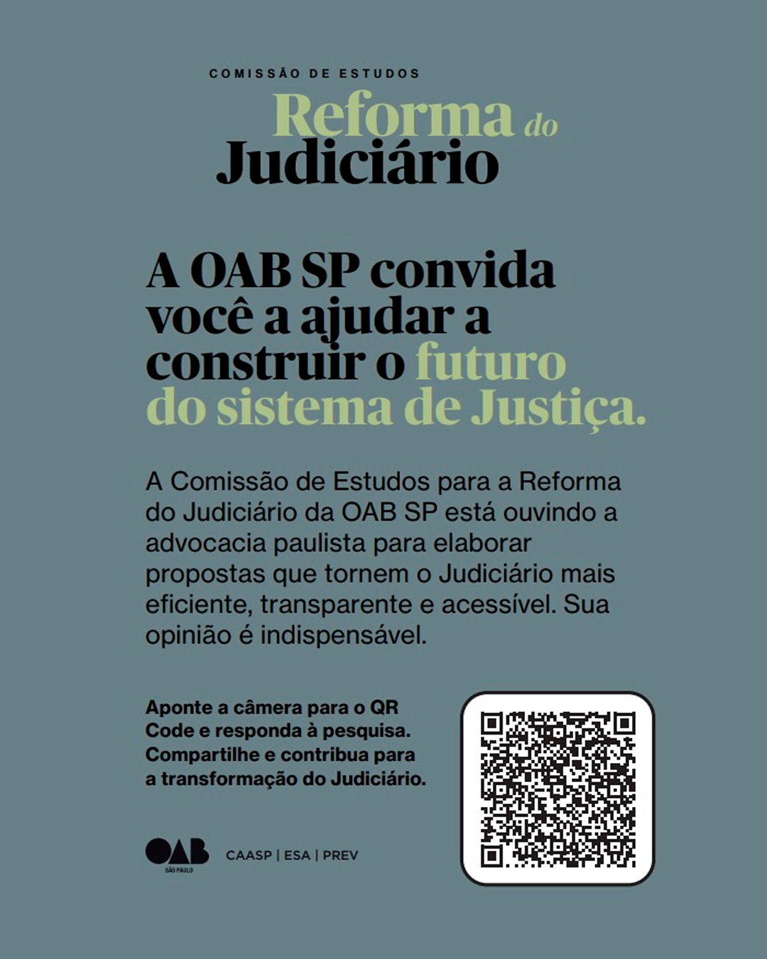 Pesquisa da Comissão de Estudos para Reforma do Judiciário