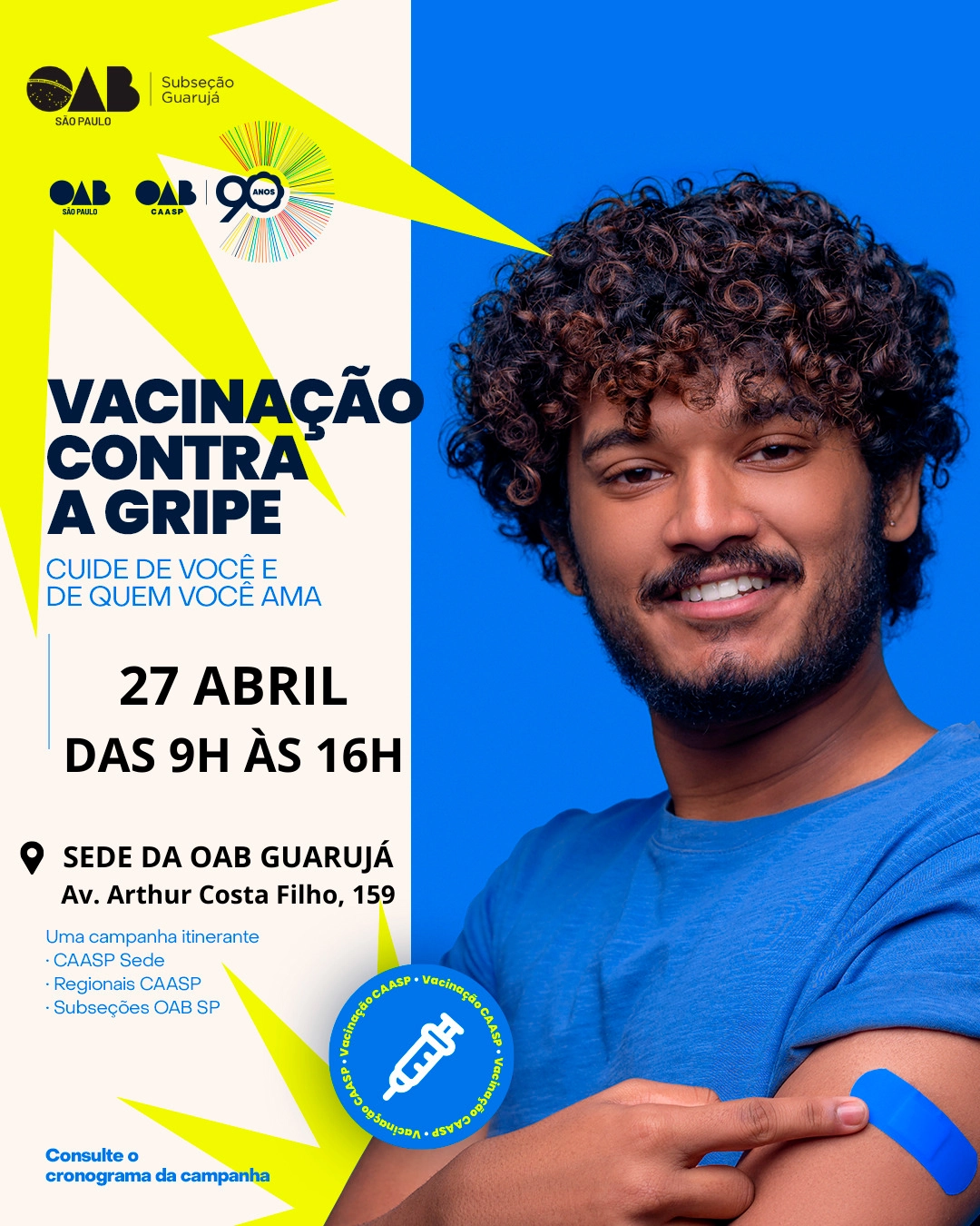 Campanha de Vacinação contra a Gripe – CAASP