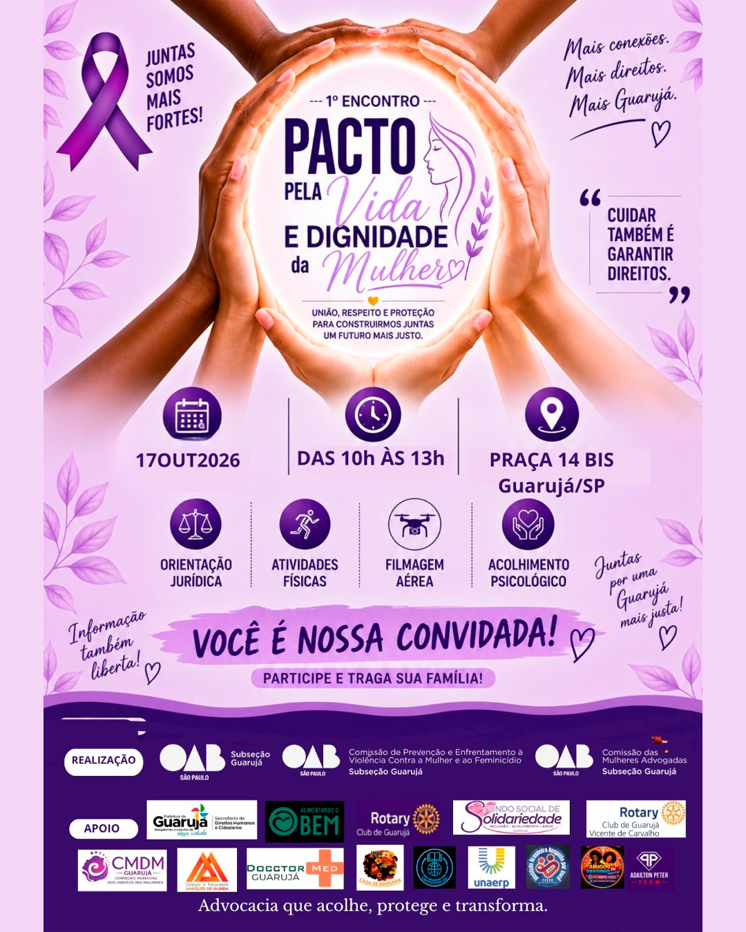 1º Encontro – Pacto pela vida e dignidade da mulher